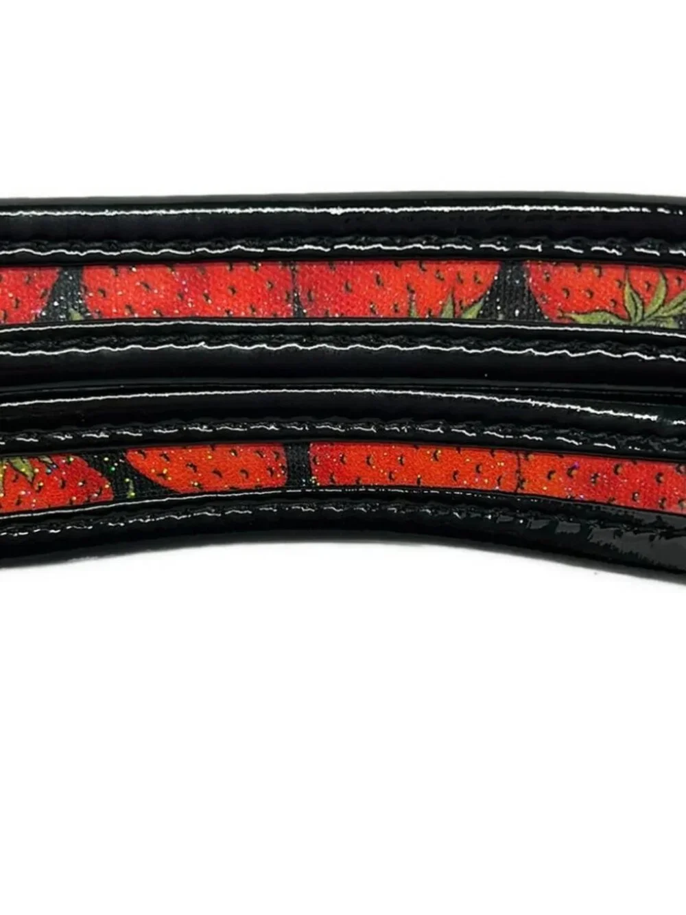 ThinkBee Black Red Green Coated Canvas Handbag